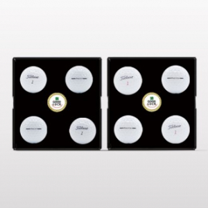 타이틀리스트 pro v1/v1x 4구 볼마커 골프공 선물세트