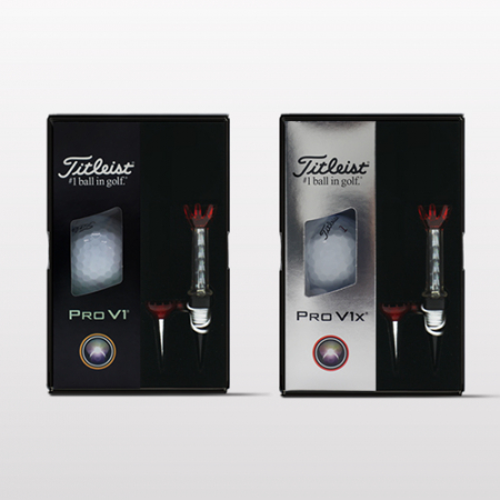 타이틀리스트 pro v1/v1x 3구 자석티 골프공 선물세트 #2