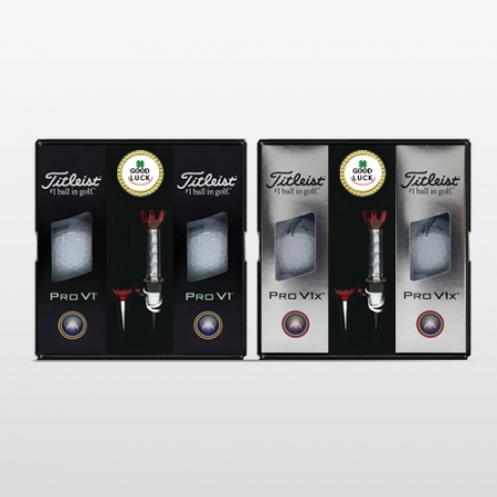 타이틀리스트 pro v1/v1x 6구 볼마커 자석티 골프공 선물세트 #3