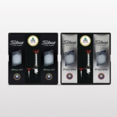 타이틀리스트 pro v1/v1x 6구 볼마커 자석티 골프공 선물세트