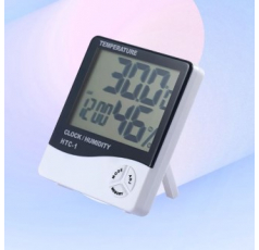 멀티 시계 5in1 5가지 기능 온도계  습도계  다용도 시계