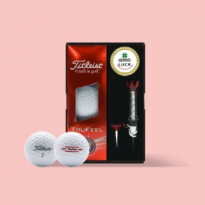 타이틀리스트 트루필 3구 볼마커 자석티  골프공 선물세트
