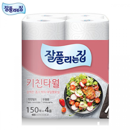 미래생활 잘풀리는집 키친타올 150매x4롤(번들포장) #3