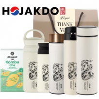 한국전통 까치와호랑이 호작도 작호도 텀블러 1P + 오설록 콤부차 1P 선물세트