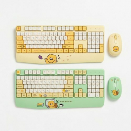 카카오프렌즈 무선 키보드 마우스 세트 춘식이 스탠다드 #2