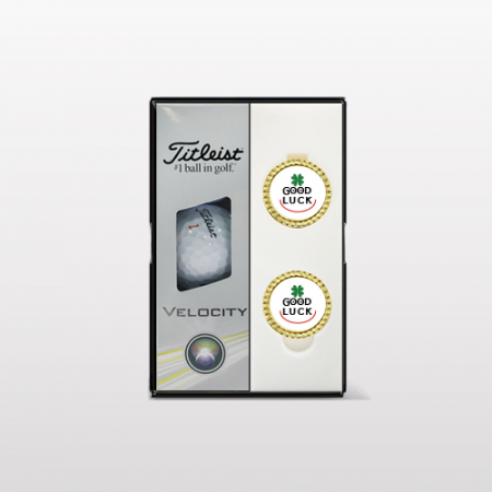 타이틀리스트 벨로시티 3구 볼마커2p 골프공 선물세트 #3