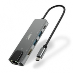 USB C타입 5in1 멀티허브 그레이