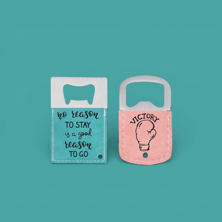 아르덴기프트 맞춤인쇄 PU가죽 빈티지 오프너 #3