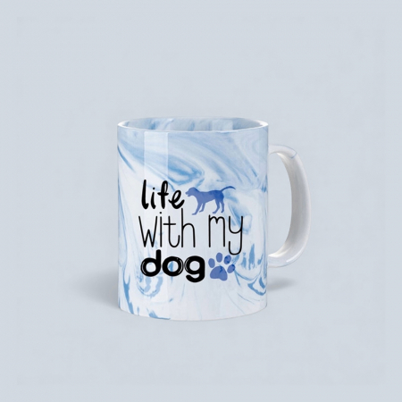 아르덴기프트 맟춤인쇄 대리석디자인 머그컵 #3