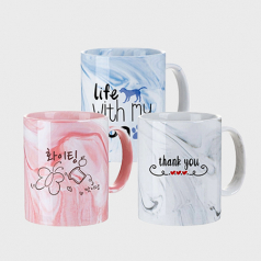 아르덴기프트 맟춤인쇄 대리석디자인 머그컵