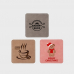 작은이미지: 아르덴기프트 맞춤인쇄 PU가죽 사각 코스터 #2
