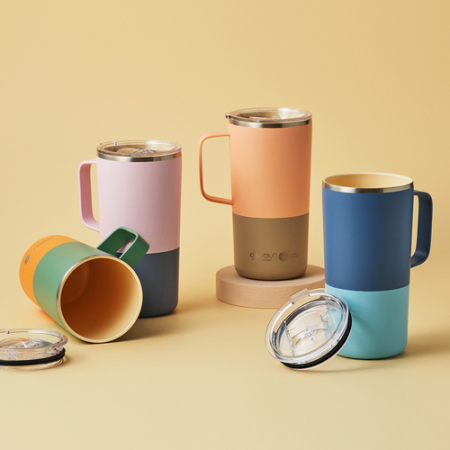 아소부 세라믹 진공 타워머그 파스텔 600ml #4