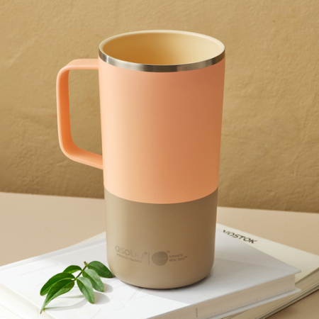 아소부 세라믹 진공 타워머그 파스텔 600ml #6