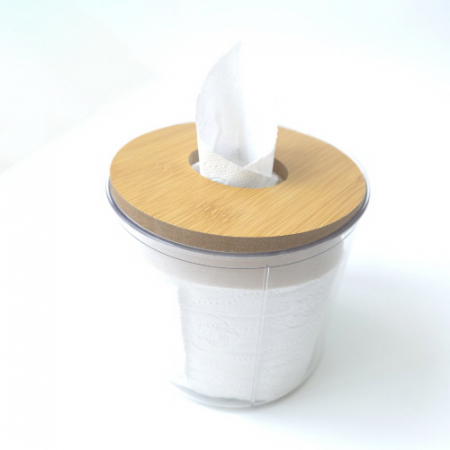 투명 원형 휴지 케이스 티슈 커버 #3