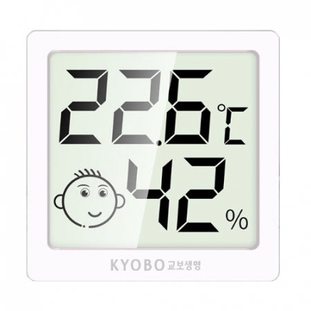 자석 탈부착 아기방 관리 온습도계 H138 #2