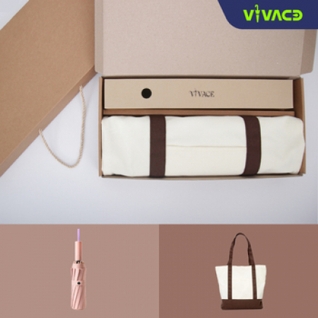 비바체 엘레바도 3단 우양산 X 코튼클래식 에코백 #3