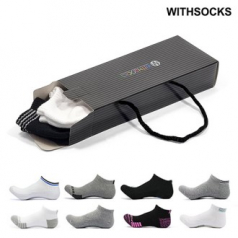 위드삭스 이중바닥 스포츠양말 발목 2족 선물세트