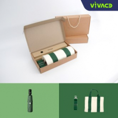 비바체 센트로 3단 우양산 X 코튼라이트 에코백