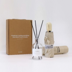 레스쁘리 고급 세트 A (크로커다일 전자동 우산+디퓨저150ml)
