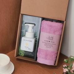 프리미엄 띠지 스페셜 2p 170g 코마사 수건 + 시트러스 핸드워시 세트