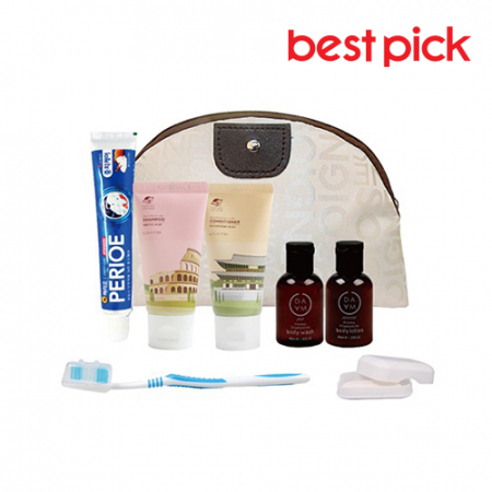 베스트픽 프리미엄 여행용 멀티파우치 세면도구 8종 세트 D형 #2