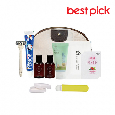 베스트픽 프리미엄 여행용 멀티파우치 세면도구 12종 세트 B형 #2