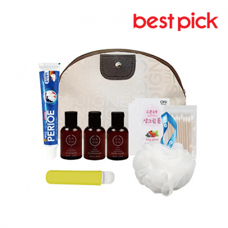 베스트픽 프리미엄 여행용 멀티파우치 세면도구 9종 세트 H형 #2