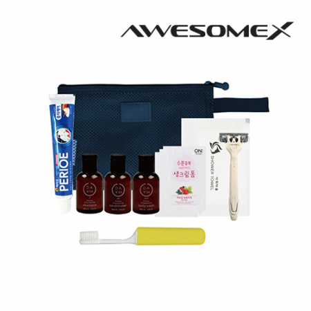 어썸엑스 프리미엄 여행용 매쉬 파우치 어메니티 세트 307호 #2