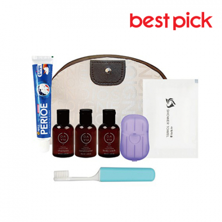 베스트픽 프리미엄 여행용 멀티파우치 세면도구 8종 세트 G형 #2