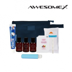 어썸엑스 프리미엄 여행용 매쉬 파우치 어메니티 세트 N410호
