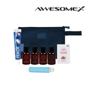 어썸엑스 프리미엄 여행용 매쉬 파우치 어메니티 세트 N402호
