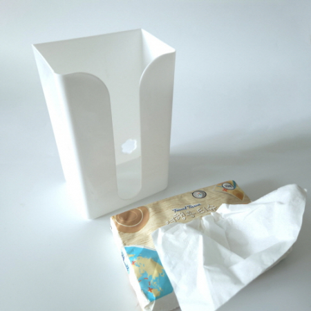 부착형 티슈 케이스 화이트 #3