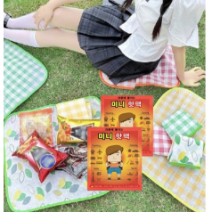 손난로 핫팩+휴대용 돗자리 방석