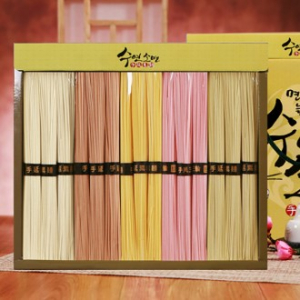 [26년 풍성한명절][장인의손길] 오색 수연소면 선물세트 [1.5kg/손잡이박스](과세)