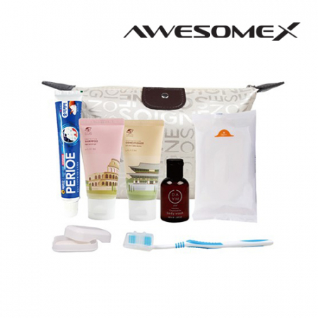 어썸엑스 프리미엄 여행용 바닐라파우치 어메니티 세트 N412호 #2