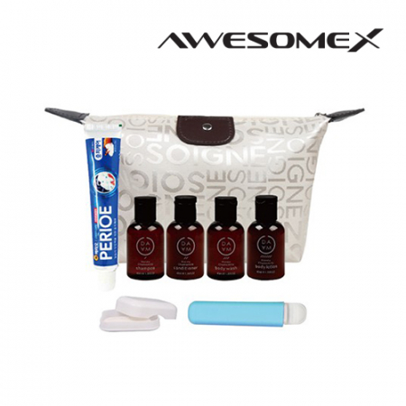 어썸엑스 프리미엄 여행용 바닐라파우치 어메니티 세트402호 #2