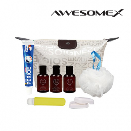 어썸엑스 프리미엄 여행용 바닐라파우치 어메니티 세트110호 #2