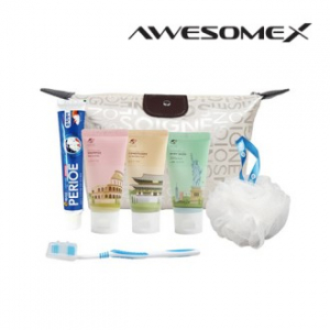 어썸엑스 프리미엄 여행용 바닐라파우치 어메니티 세트 524호