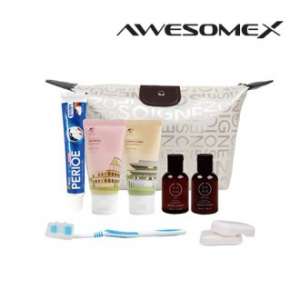 어썸엑스 프리미엄 여행용 바닐라파우치 어메니티 세트 523호