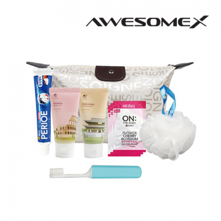 어썸엑스 프리미엄 여행용 바닐라파우치 어메니티 세트 520호 #2