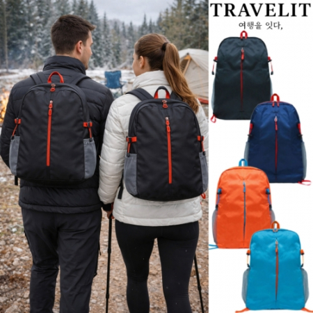 트래블잇 프리미엄 에어 폴딩백팩 PAB-01 초경량 등산가방-블랙 #2