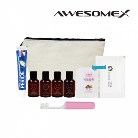 어썸엑스 프리미엄 에코 여행용 파우치 어메니티 세트 307호 #2