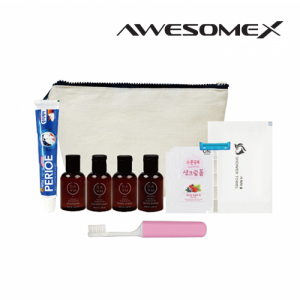 어썸엑스 프리미엄 에코 여행용 파우치 어메니티 세트 307호