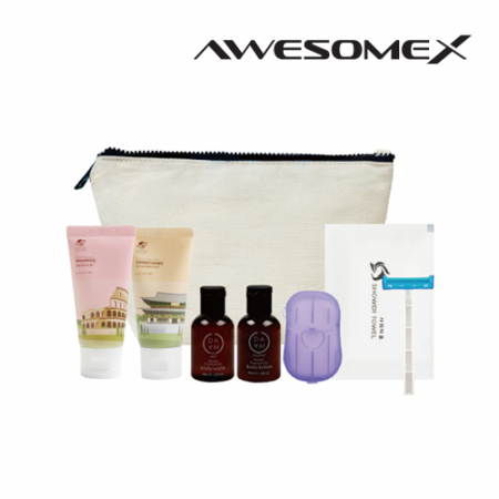 어썸엑스 프리미엄 에코 여행용 파우치 어메니티 세트 305호 #2