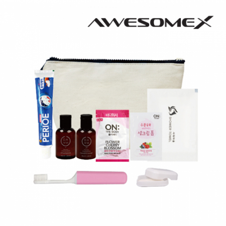 어썸엑스 프리미엄 에코 여행용 파우치 어메니티 세트 303호 #2
