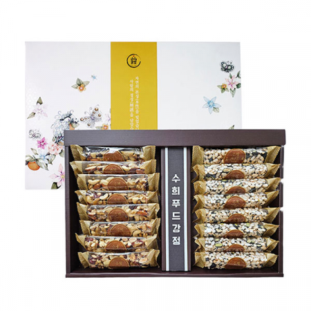 [26년 풍성한명절][수희푸드] 수제 하루견과강정  서리태현미강정 선물세트(보자기포장/쇼핑백동봉)(과세) #2