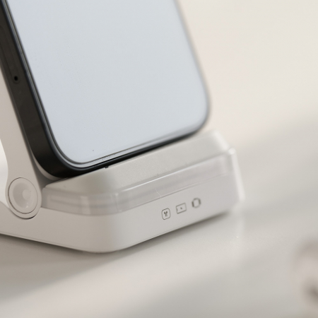 모노트 6in1 갤럭시워치 애플워치 멀티충전 무선충전기 거치대 접이식 QWC301 #5