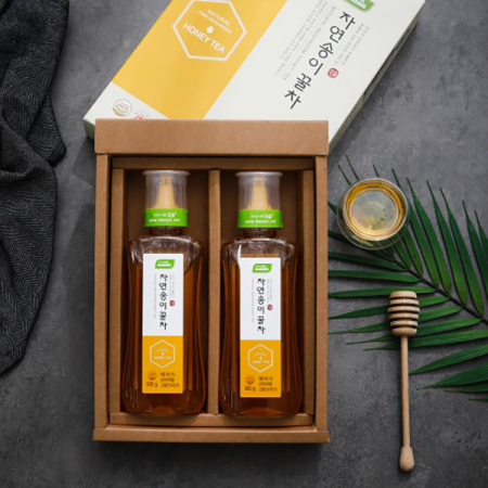 [26년 풍성한명절][참자연] 자연송이 꿀차 선물세트 500g×2입(과세) #2
