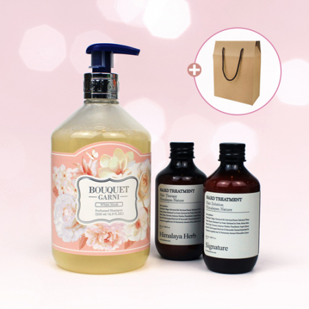 부케가르니 샴푸 500ml+나드 트리트먼트 100ml+끈케이스 #2