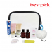 작은이미지: 베스트픽 프리미엄 여행용 클리어 파우치 세면도구 10종 세트 C형 #2